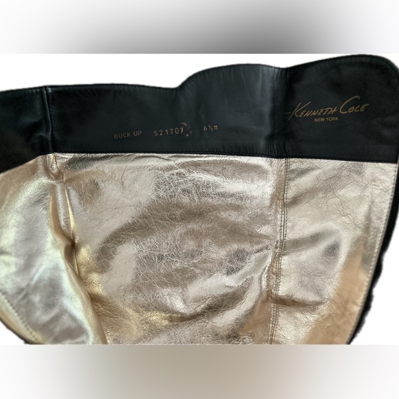 Leather Keneth Cole New York Buckle Boots - Picture 7 of 7